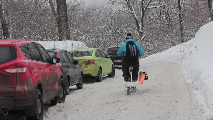 Снегоход для горнолыжного комплекса_ч2 Снегоход, Вездеход, Сноубайк, Сноускутер, Мотособака, Мотобуксировщик, Длиннопост, Видео