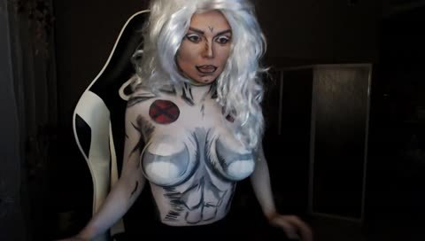 Twitch started banning for Bodypainting - NSFW, My, Twitchtv, Bodypainting, Streamers, streamers, Computer games