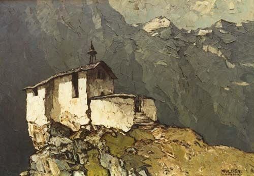 Artist Oskar Mulley - Art, Painting, The mountains, Austria, Landscape, A selection, Longpost