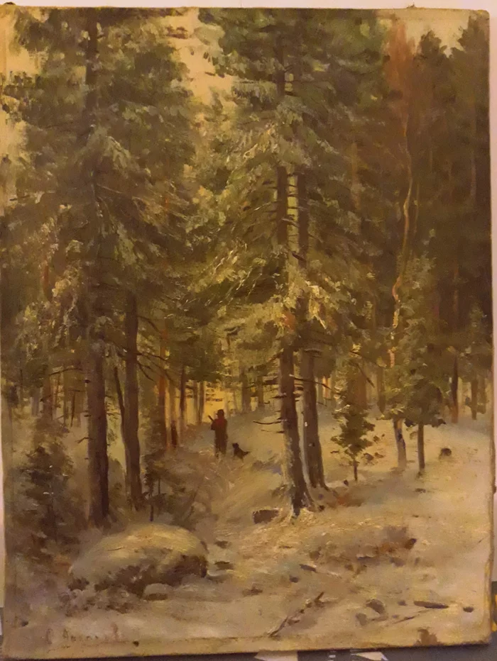 Russian landscape painter Semyon Fedorovich Fedorov - Artist, Painting, Landscape, Winter, Russian landscape, Painting, Longpost