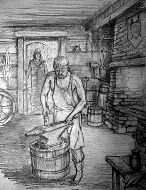 Death came to the blacksmith without knocking - Poems, Death