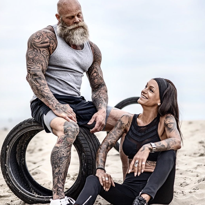 Он работал на стройке, пережил 5 операций, но не сдался! История брутального Гвэна Рекерса Тату, Борода, Брутальность, Мужчины, Видео, Длиннопост