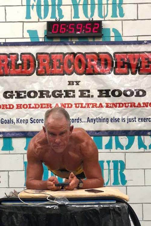 The record holder stood in the plank for several hours, despite his advanced age. - Record, Plank, Power, Elderly, Tenacity, Video, Longpost