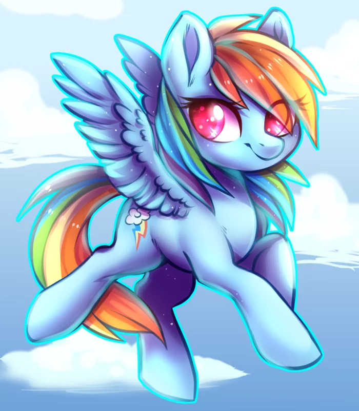 Dashka - My little pony, PonyArt, Rainbow dash, Cabbage-Arts