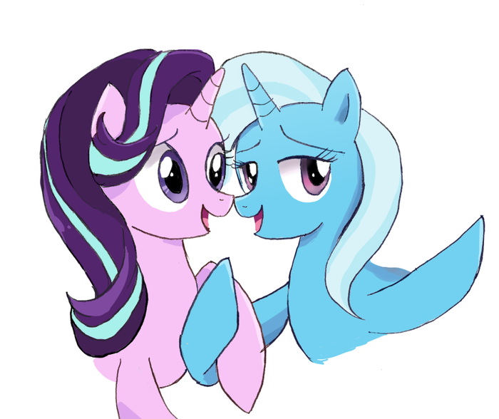  My Little Pony, Ponyart, Starlight Glimmer, Trixie, Yuniuni11