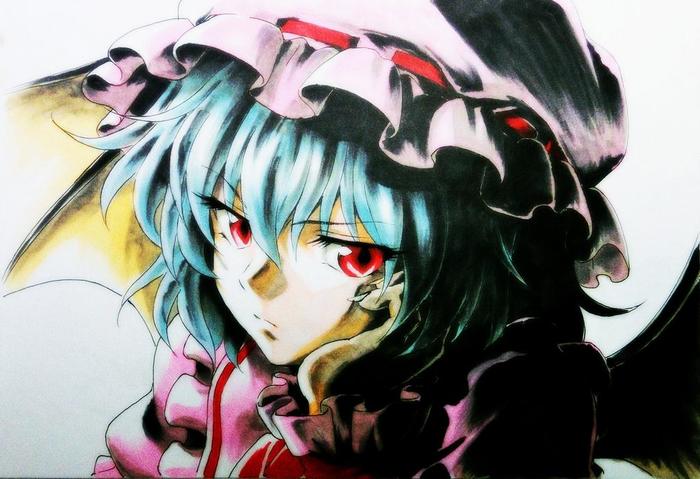 Remi Touhou,  , Remilia Scarlet, Anime Art, 