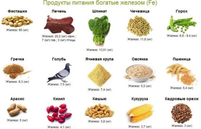 Продукты, богатые железом... - Здоровье, Гемоглобин, Медицина, Голубь, Птичку жалко