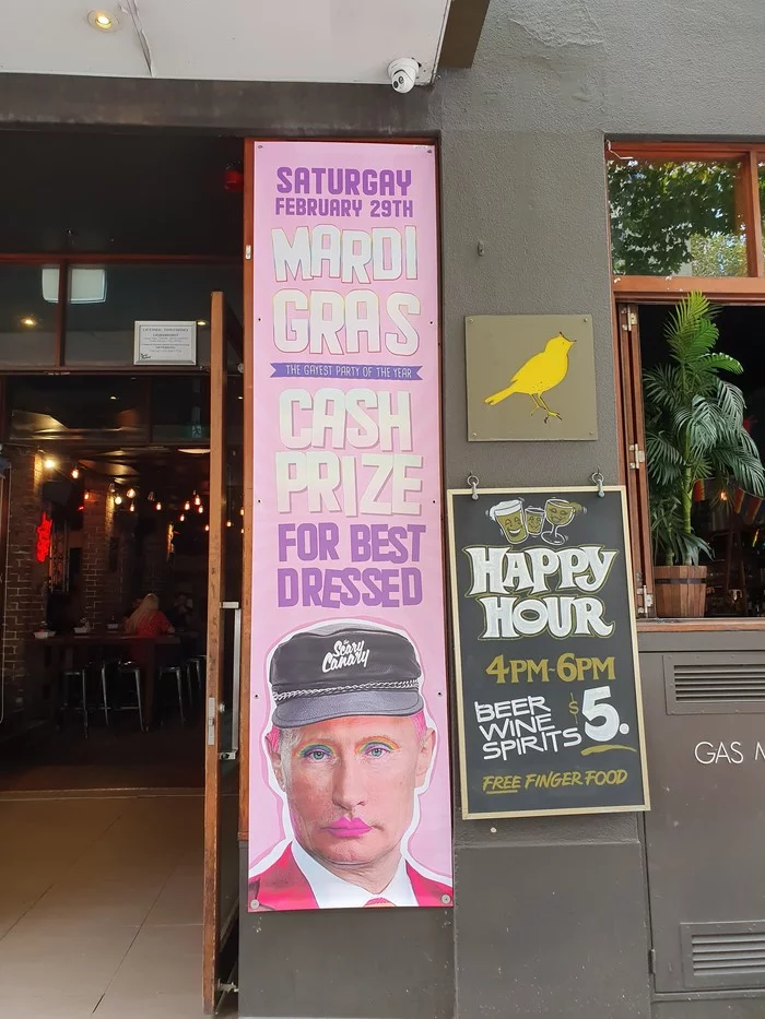 Somewhere in Sydney - Vladimir Putin, Gays, Parade