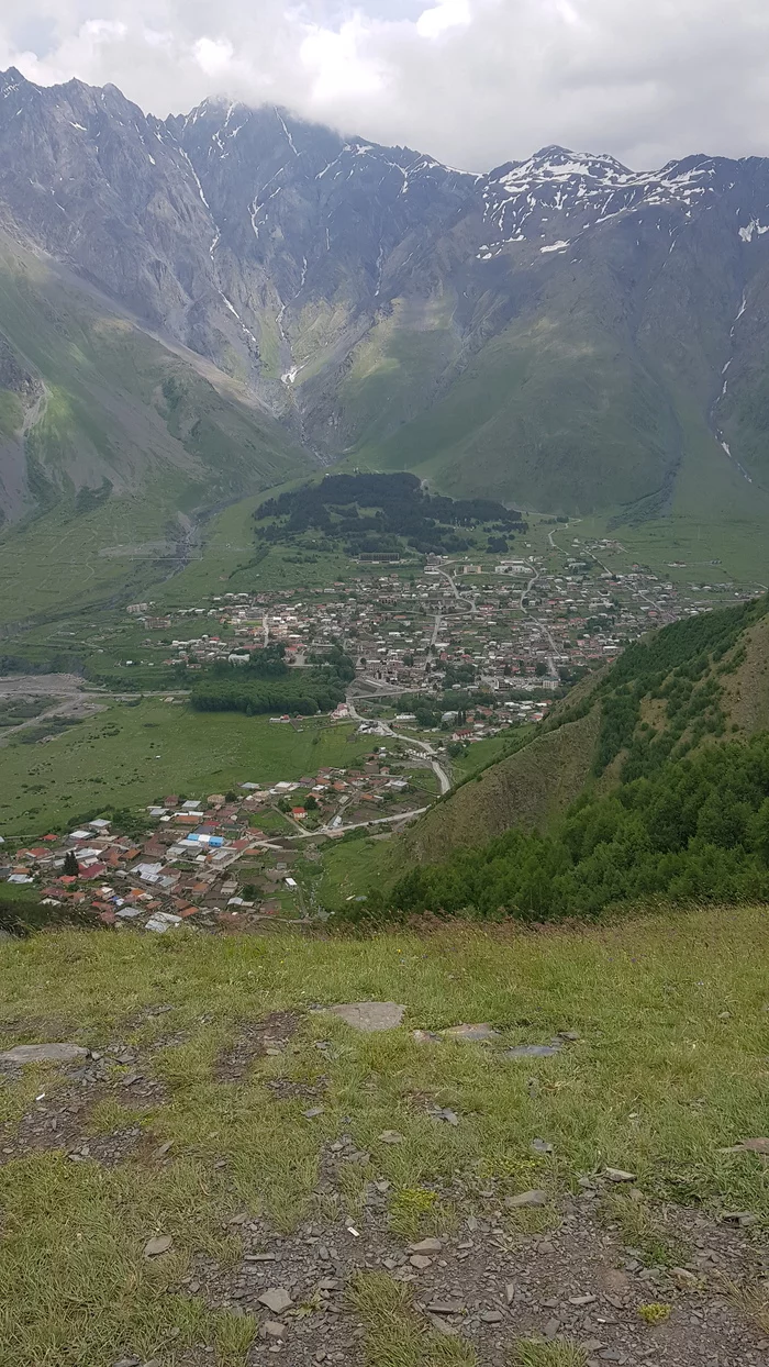 Georgia. Stepantsminda - My, The photo, Samsung, The mountains, Georgia, Landscape