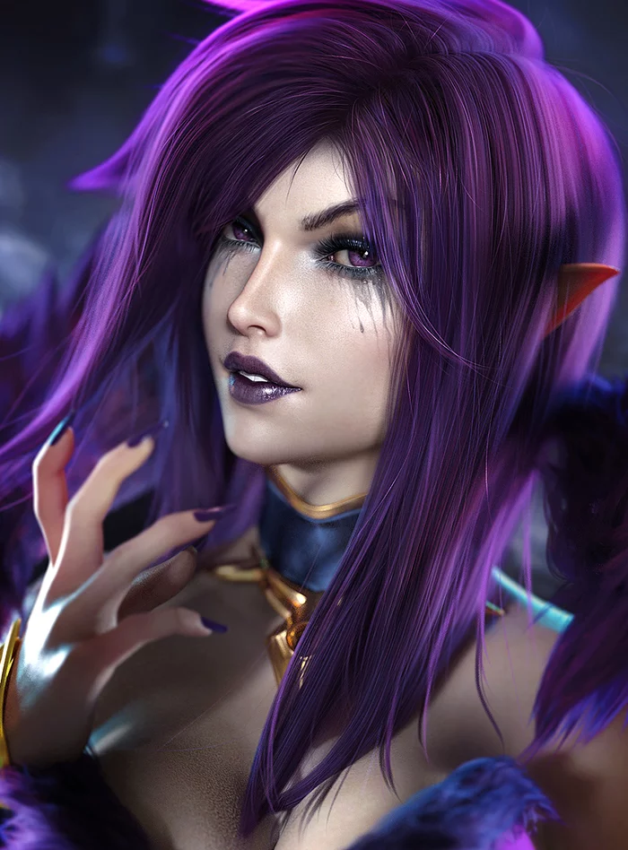 Morgana - Art, Games, Girls, League of legends, Sevenbees