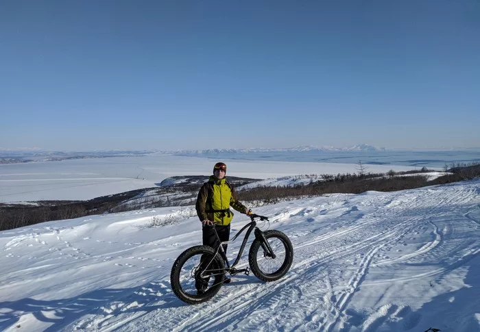 The first winter with a fat bike in the realities of the Magadan region. Personal impressions and photographs - My, Fatbike, Magadan, Winter, Pokatushki, A bike, Longpost