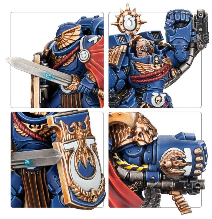 Марнеус Калгар, Магистр Ордена Ультрамаринов(Marneus Calgar, Ultramarines Chapter Master) - Warhammer 40k, Космодесант, Ultramarines, Примарис, Marneus Calgar, Длиннопост