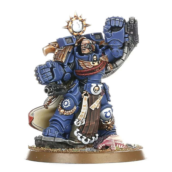 Марнеус Калгар, Магистр Ордена Ультрамаринов(Marneus Calgar, Ultramarines Chapter Master) - Warhammer 40k, Космодесант, Ultramarines, Примарис, Marneus Calgar, Длиннопост