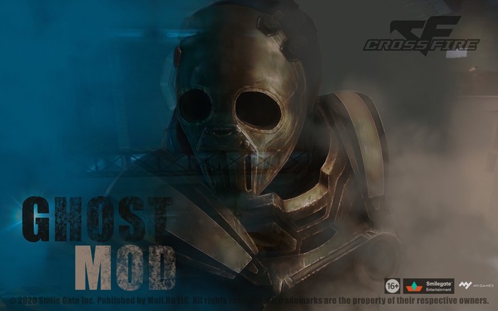 Fan art cover of the Ghost mod mode of the online game Crossfire - My, Crossfire, Ghost, Digital drawing, Art