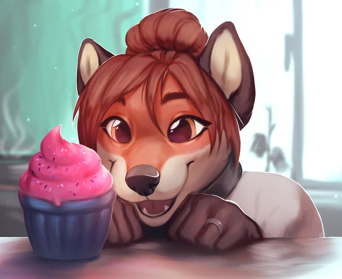 Yummy! - Furry, Furry art, Smileeeeeee