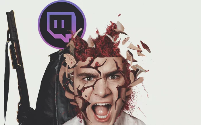 NIKOLAY SOBOLEV vs. Twitch - Photoshop, My, Twitchtv, Nikolay Sobolev