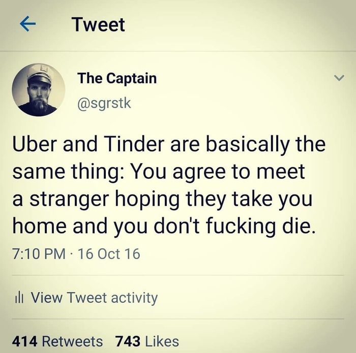  Uber, Tinder, , , Twitter