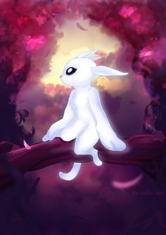 Ori and the Will of the Wisps - Моё, Арт, Фан-Арт, Ori and the Blind Forest, Ori and the Will of the Wisps, Цифровой рисунок, Ori