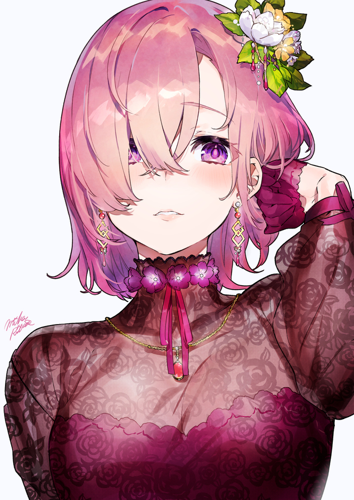 Mashu Kyrielight , , Anime Art, Fate, Fate Grand Order, Mashu Kyrielight, , Mika Pikazo