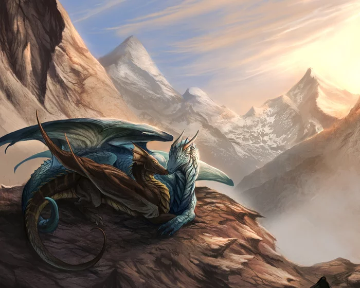 THE TALE OF THE WISE DRAGON - My, Fantasy, Story, Myths, Story, Romance, Wisdom, beauty, Drama, Longpost