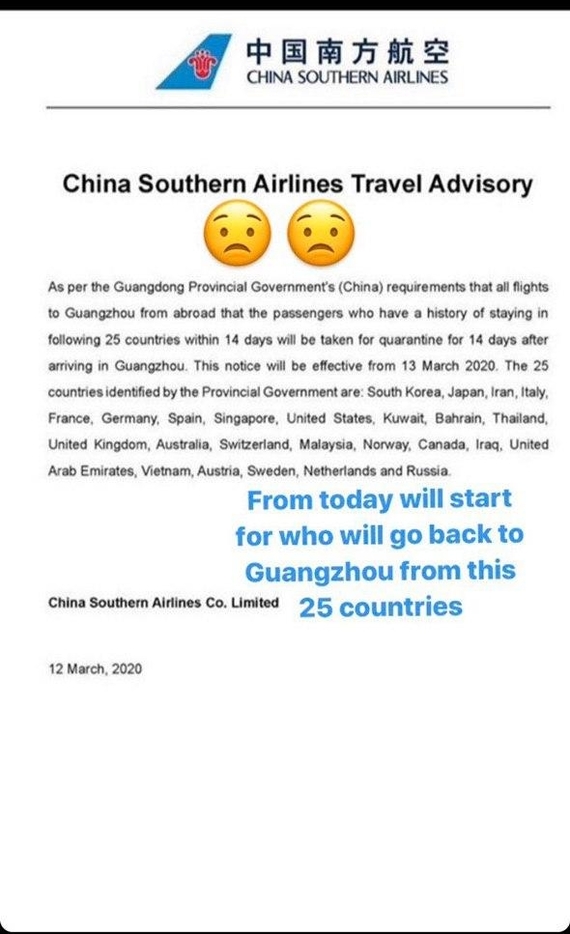 Attention travelers: Guangzhou introduces quarantine for arrivals - China, Coronavirus, Guangzhou