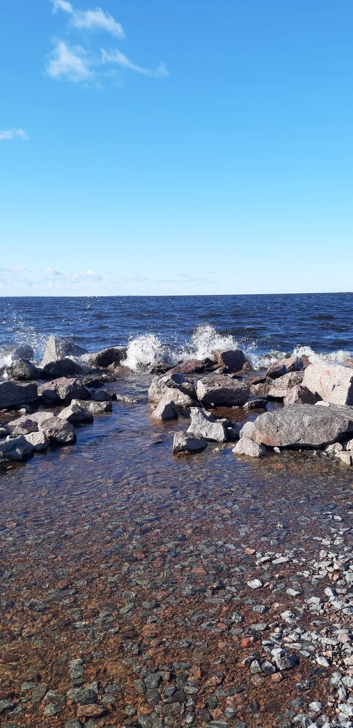 St. Petersburg sea - My, Sea, Saint Petersburg, The Gulf of Finland