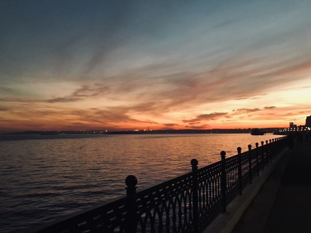 Embankment - My, Sunset, Embankment