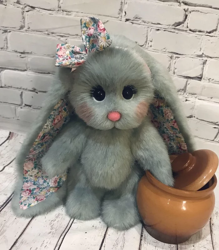 My bunnies - Longpost, Presents, Teddy hare, With your own hands, Needlework, Handmade, Soft toy, Author's toy, My