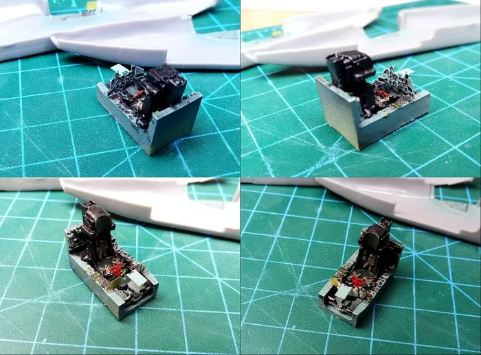 Scale model of the Su-25 aircraft from ArtModel in 1/72 scale - My, Models, Airplane, Stand modeling, Su-25, Aviation, Scale model, Longpost