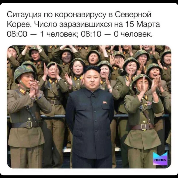 Когда не надо брать пример у Северной Кореи - Моё, Юмор, Коронавирус, Вирус, 2020, Общение