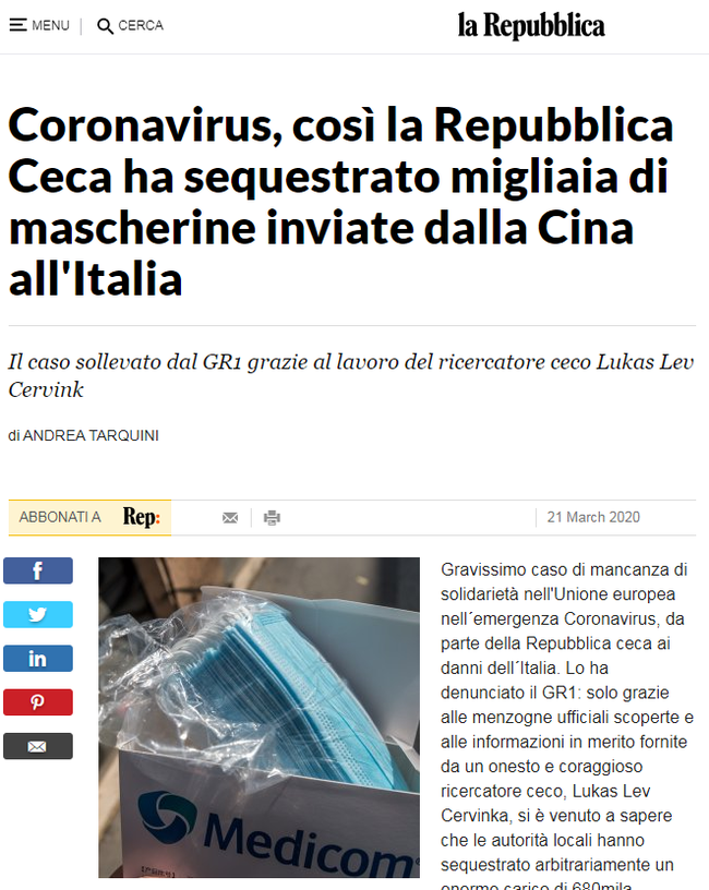 European Union - Czech, Italy, European Union, Screenshot, Divorce for money, Coronavirus