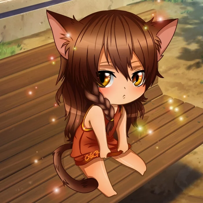 Concentration of cuteness - Endless Summer (visual novel), Julia, Yuvao-Tian, Chibi