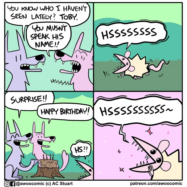 Happy Birthday, Toby! - Acstuart, Comics, Web comic, Translation, Awoocomic