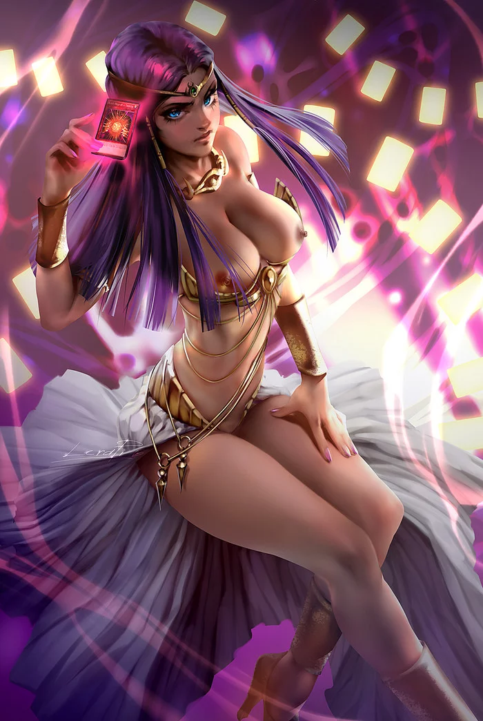 Ishizu Ishtar - NSFW, Арт, Эротика, Сиськи, Аниме, Anime Art, Yu-Gi-Oh!, Aleriia_V (lerapi)