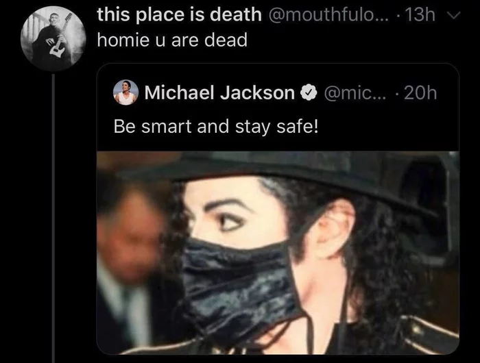 Post 7315415 - Translation, Twitter, Screenshot, Coronavirus, Michael Jackson