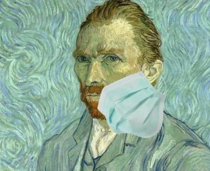 Oops... - Mask, van Gogh, Ears