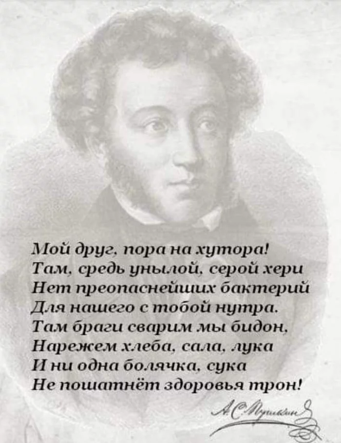 Contemporary poetry - Coronavirus, Pushkin, Poetry