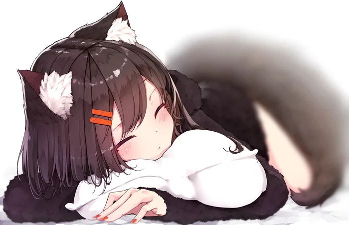 Zzz - Anime art, Anime, Original character, Animal ears, Mayogii