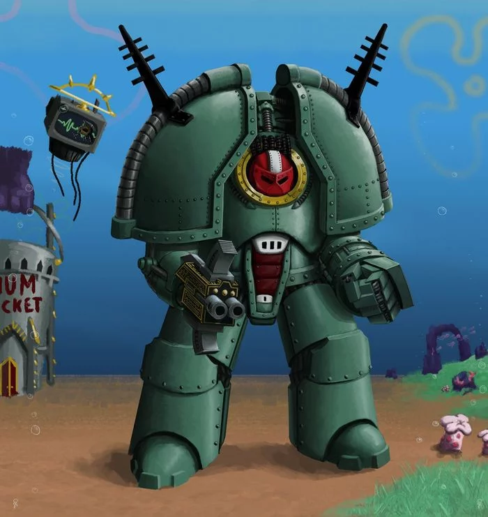 Help get the STC Krabby Patty - Warhammer 40k, SpongeBob, Crossover, Plankton, Crossover