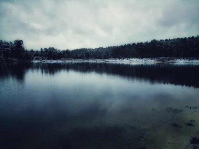 Lake in March - My, Snow, Lake