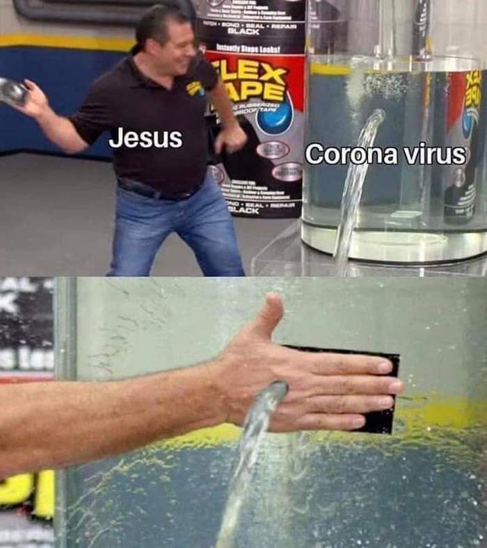 Trust in God, but don’t make a mistake yourself - Coronavirus, Religion