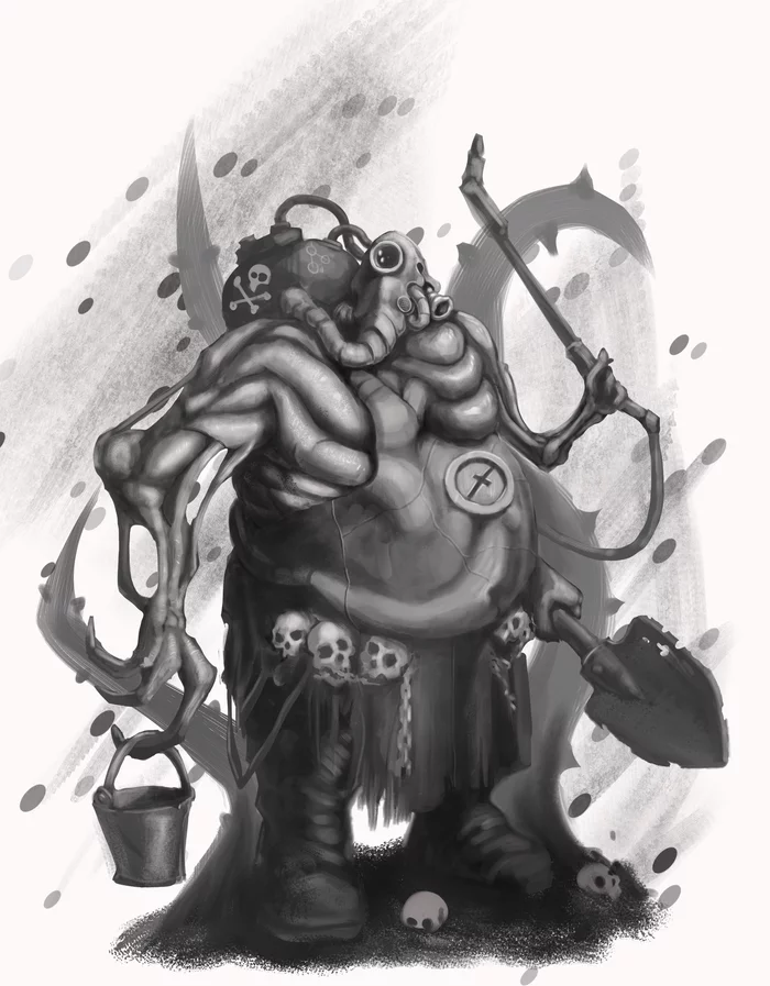 Gardener of Nurgle - My, Warhammer 40k, Nurgle