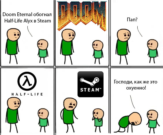 DOOM Eternal beats Half-Life: Alyx on the Steam Weekly Chart - Doom eternal, Half-Life: Alyx, Steam