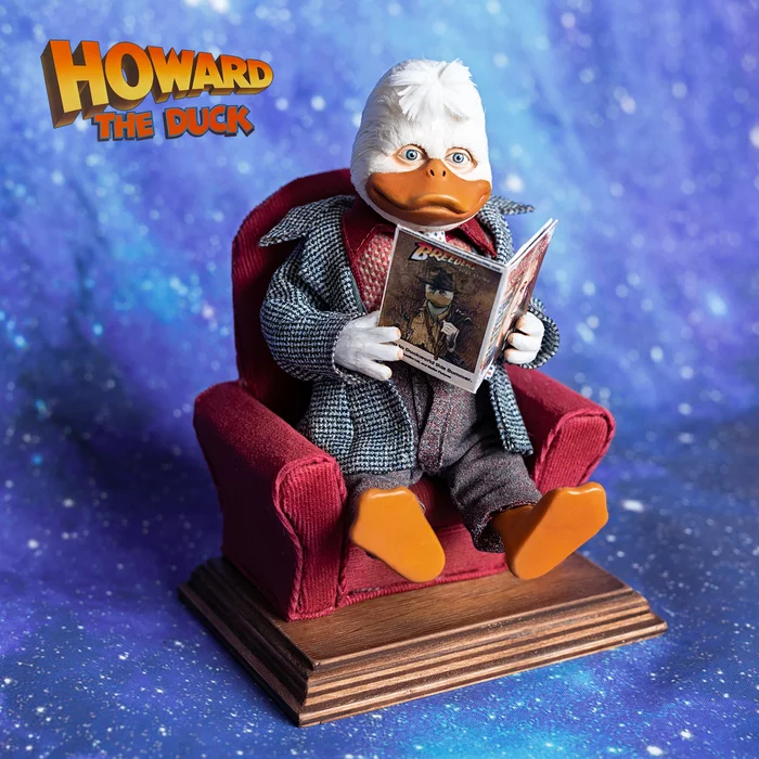 Howard the duck - My, Marvel, Longpost, Howard the duck, Needlework without process, Miniature, Collectible figurines, Plastic