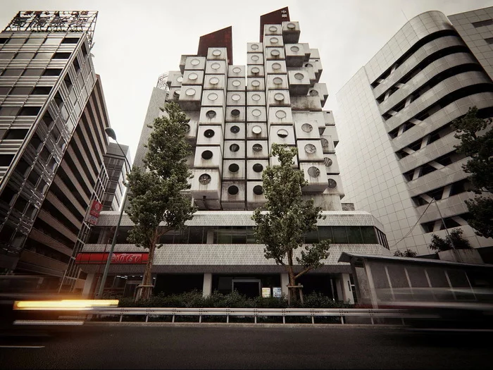 Nakagin Capsule Tower. Или жизнь на 9 квадратных метрах Суточная аренда, Токио, Квартира, Малогабаритное жильё, Необычное, Длиннопост