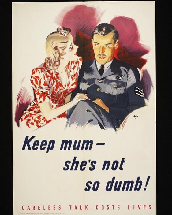 Goodnight ! - Online translator, Great Britain, The Second World War, Poster, Propaganda, Spy, Sergeant, Female, Women