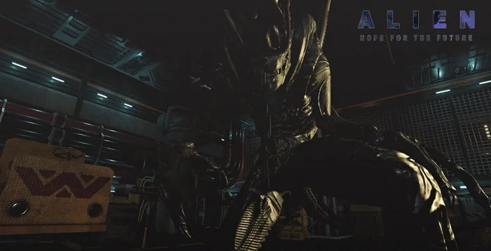 Alien: Hope For The Future. - My, , Unity3d, Xenomorph, , Gamedev, Video, GIF, Longpost