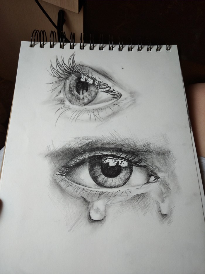 Рисую только глаза