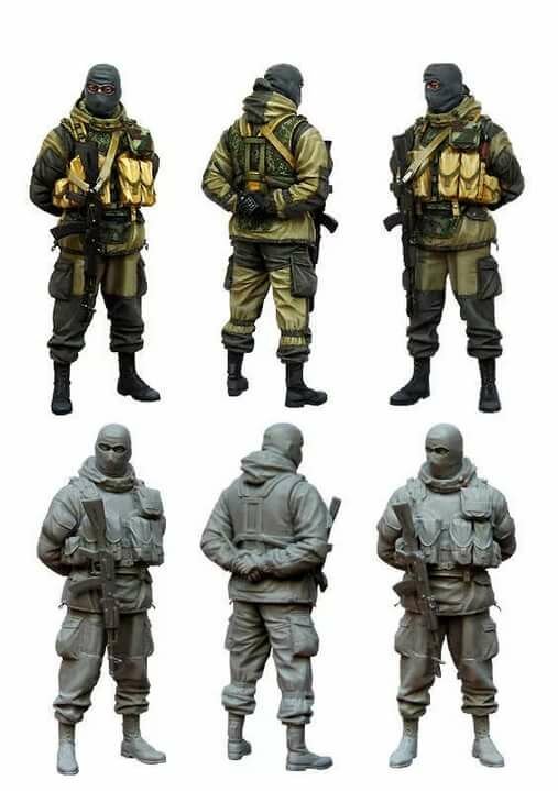 Please help me recognize a soldier's kit - My, Prefabricated model, Painting miniatures