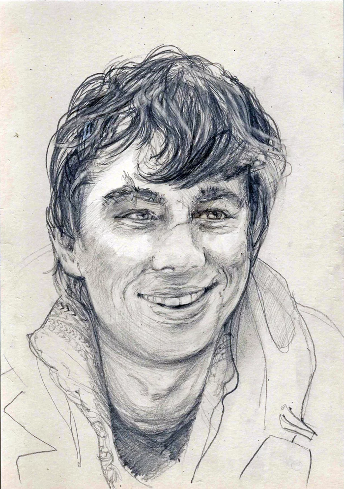 Sergei Bodrov, portrait - My, Sergey Bodrov, Portrait, Brother
